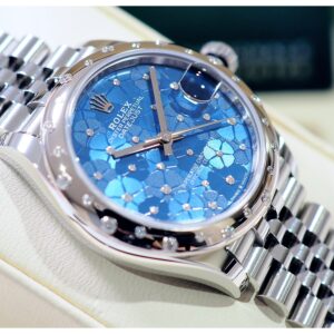 New! Rolex Datejust 31mm Blue Floral Diamond เพชรกระจาย Jubilee