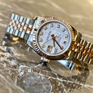 Rolex Datejust 26 “Meteorite&Diamond” 18K 2tone Rose gold Ref.179171