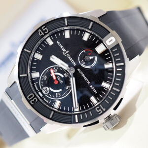 New! Ulysse Nardin Diver Black Rubber 44mm