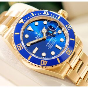 Rolex Submariner Full Yellow Gold Sunburst 41mm 126618LB