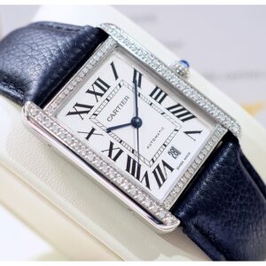 Cartier Tank XL Automatic เพชรล้อม (After Settings)