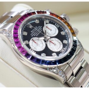 Rolex Daytona Full-White Gold RAINBOW 116509