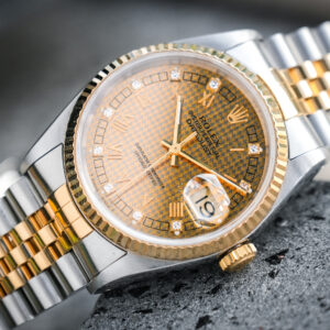 Rolex Datejust 36 2 Tone Diamond 16233 (กล่องใบไทย 1992)