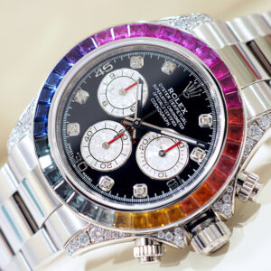 Rolex Daytona Full-White Gold RAINBOW 116509