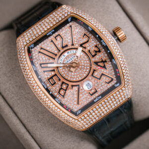 Franck Muller Vanguard V41 18K Rose Gold Diamond