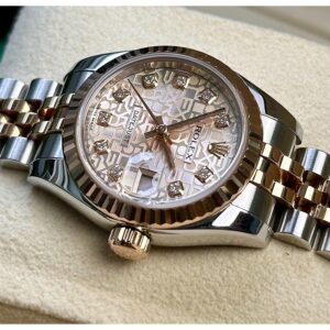 Rolex Lady Datejust 26mm 179171 2-Tone Rose เพชรเบ้าใหญ่ หยักจู