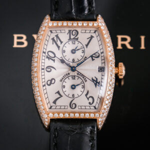 Franck Muller Master Banker 18K Rose Gold Diamond 3 Timezone (2852 MB)