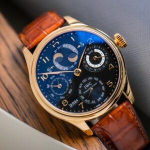 IWC Portuguese Perpetual Calendar Double Moonphase 18K Rose Gold IW502119