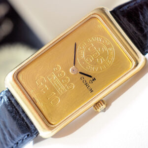 Ultra-Rare!! Corum Ingot10 Gold Bar 24k ไขลาน