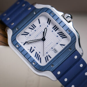 Cartier Santos De Cartier Blue PVD (WSSA0047)