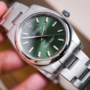 Rolex Oyster Perpetual 34mm Olive Green 114200