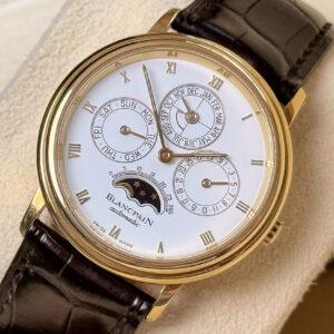 Blancpain Villert Perpetual Calendar 34mm Yellow Gold 18k Ref.5495