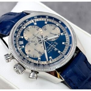 Zenith El Primero Chronomaster 38mm Original Diamonds Blue