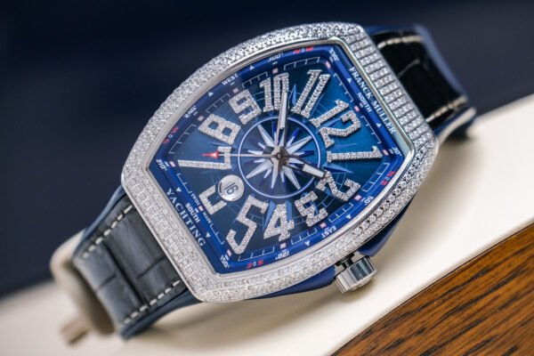 Franck Muller Vanguard V45 Yachting Blue Diamonds - Image 4