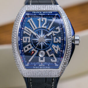 Franck Muller Vanguard V45 Yachting Blue Diamonds