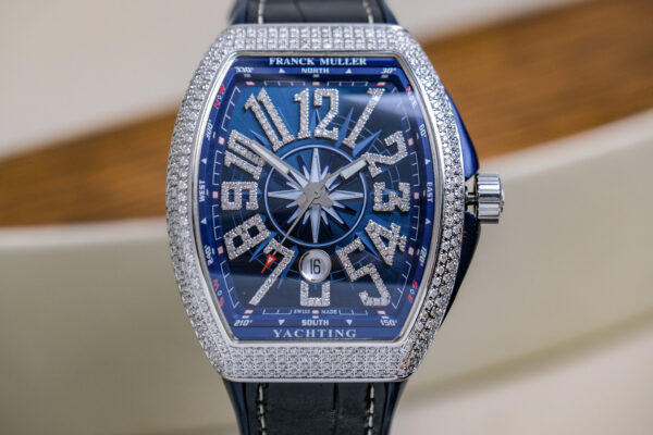 Franck Muller Vanguard V45 Yachting Blue Diamonds - Image 2