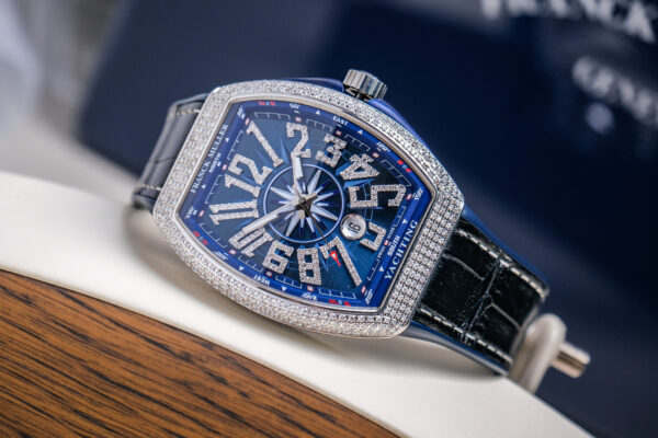 Franck Muller Vanguard V45 Yachting Blue Diamonds - Image 9