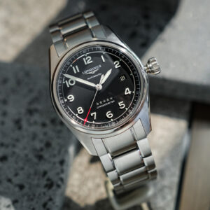 Longines Spirit Steel Black 40