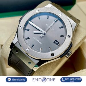 Brand New 100% Hublot Classic Fusion 42mm Rhodium Dial
