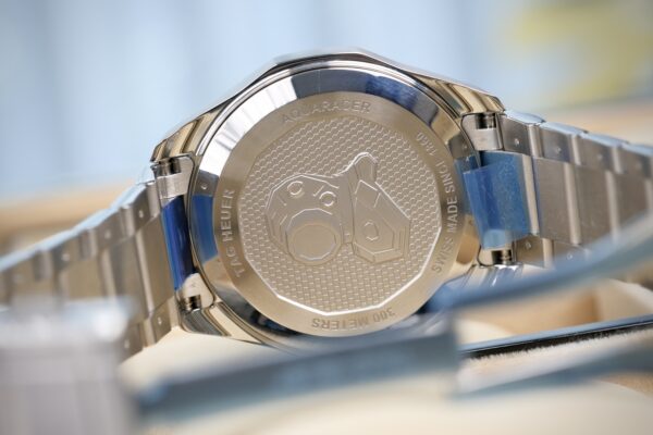 Brand New 100% TAG HEUER AQUARACER PROFESSIONAL 300 GMT&DATE  REF.WBP5114.BA0013 - Image 11