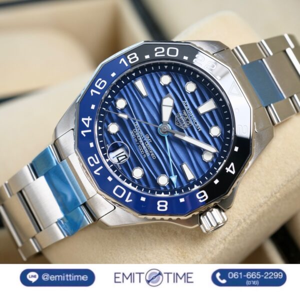 Brand New 100% TAG HEUER AQUARACER PROFESSIONAL 300 GMT&DATE  REF.WBP5114.BA0013