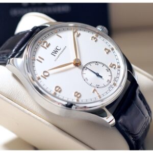 99.9% New! IWC Portugieser Automatic 40mm ขาวเข็มทอง