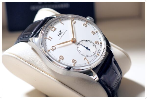 99.9% New! IWC Portugieser Automatic 40mm ขาวเข็มทอง - Image 2