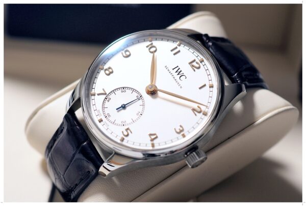 99.9% New! IWC Portugieser Automatic 40mm ขาวเข็มทอง - Image 3