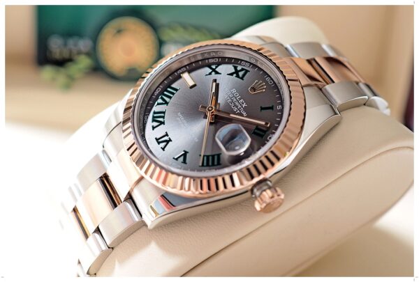Datejust 41mm 2-Tone Rose Gold Wimbledon - Image 3
