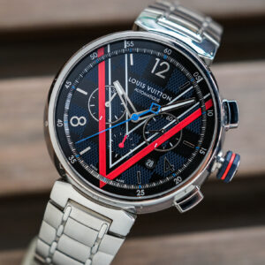 Louis Vuitton Tambour Damier Cobalt Chronograph
