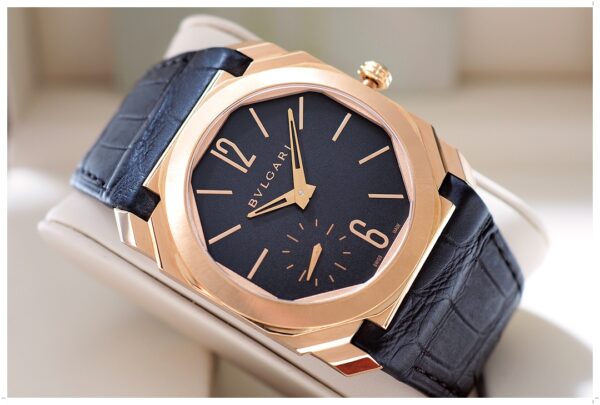 Rare! Bvlgari Octo Finissimo 40mm โฉมล่าสุด Pink Gold 18k Black Dial - Image 5