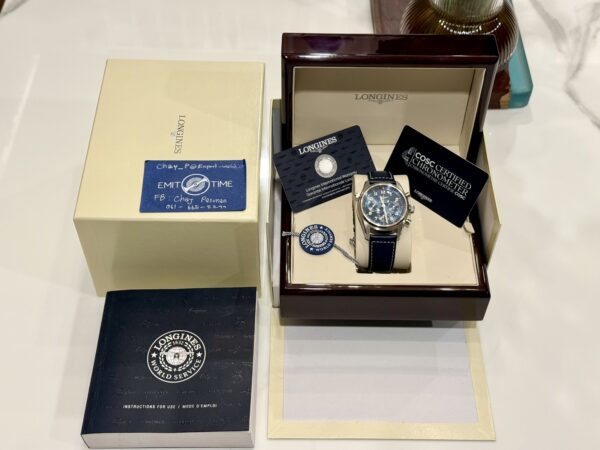 LONGINES SPIRIT CHRONOGRAPH 42mm Blue Sunburst - Image 10