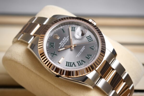 99.9% New! Rolex Datejust 41 “Wimbledon” 2-Tone Rose gold  Ref.126331 - Image 6