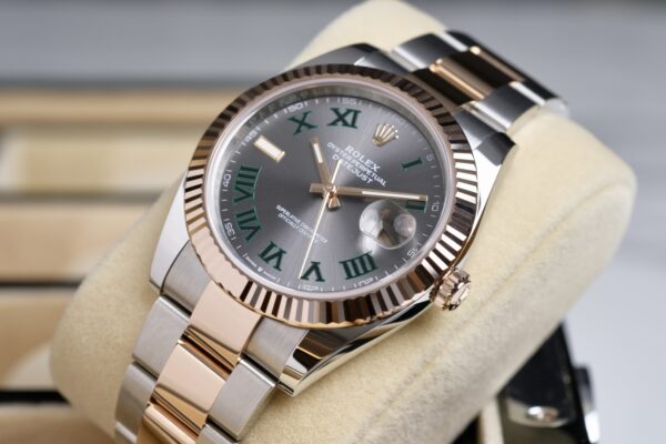 99.9% New! Rolex Datejust 41 “Wimbledon” 2-Tone Rose gold  Ref.126331 - Image 3
