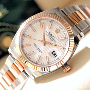 99.9% New! Datejust 41mm 2-Tone Rose Gold Motif