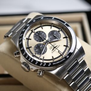 99% New! Longines Conquest Chronograph  Champagne Dial & Reverse Panda  Ref.L3.835.4.32.6