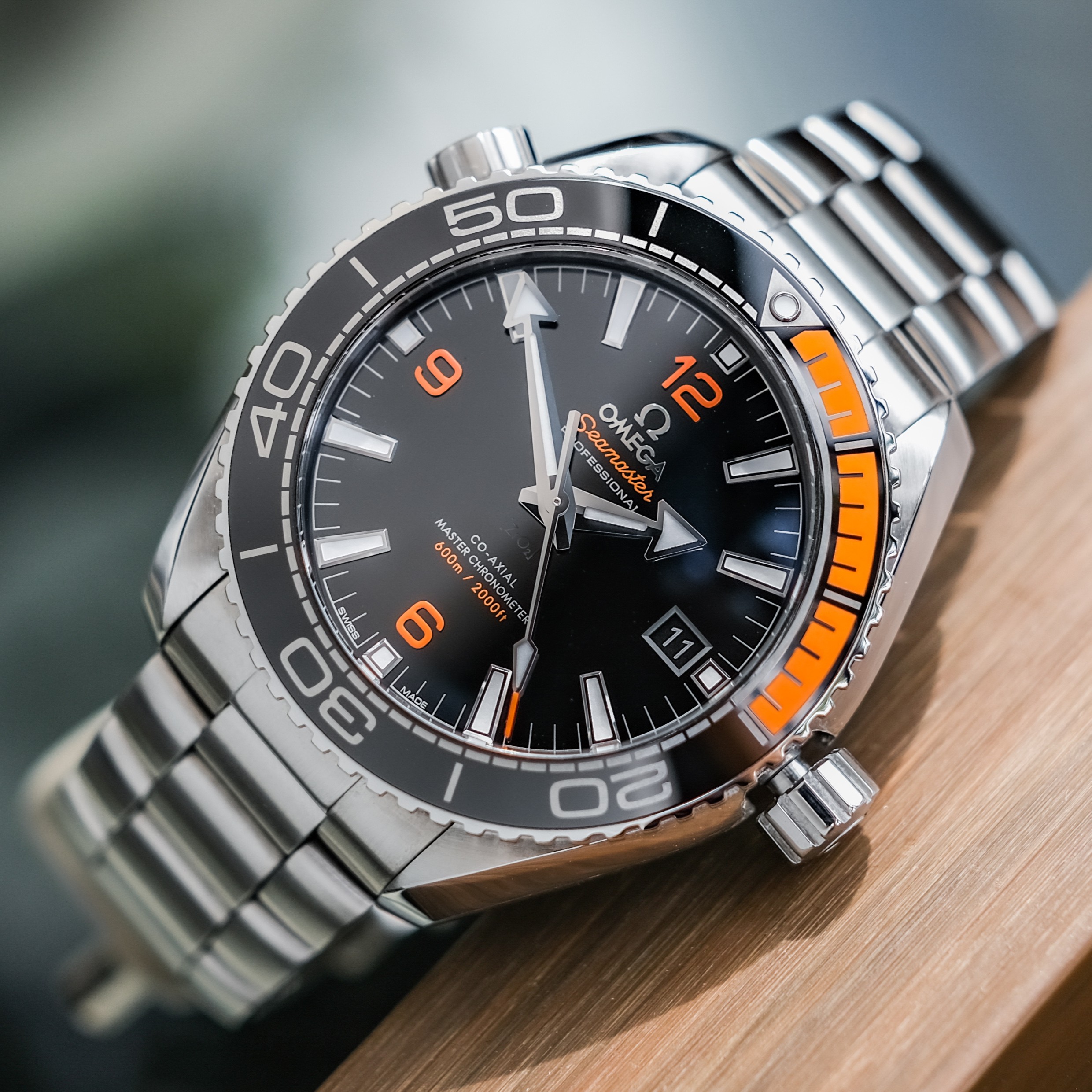 Omega Seamaster Planet Ocean Black Orange