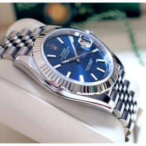 Rolex Datejust 41mm 126334 Blue ขอบหยัก WG Jubilee