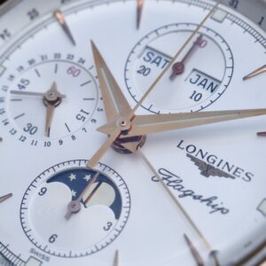 Longines Flagship Heritage 18K Rose Gold  Moon Phase & Chronograph  Ref.L47928772