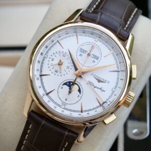 Longines Flagship Heritage 18K Rose Gold  Moon Phase & Chronograph  Ref.L47928772