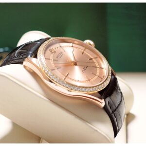 Rolex Cellini Everose Gold 18k ขอบเพชร Original 39mm