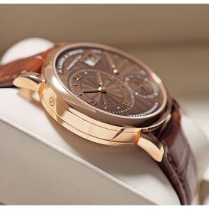 LITTLE LANGE 1 Pink Gold 37mm หน้า Choc