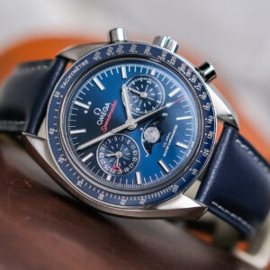 Omega Speedmaster Moonphase Blue