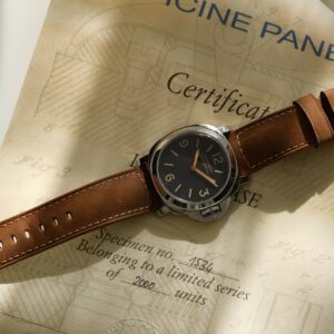 99% NOS Panerai Luminor PAM 390 Special Edition Tobacco Dial&Gold Hand