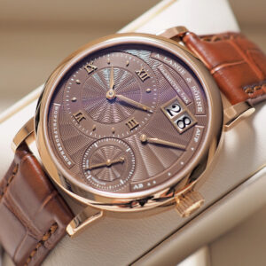 LITTLE LANGE 1 Pink Gold 37mm หน้า Choc