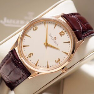 JLC Master Ultra Thin Pink Gold Ivory 18k 38.5mm