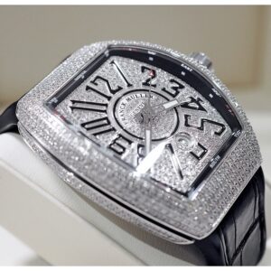 99% New!! Franck Muller Vanguard V45 Full-Diamond (After Settings) Y-2023