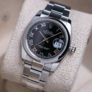 Rolex Datejust 36 Black Roman 116200