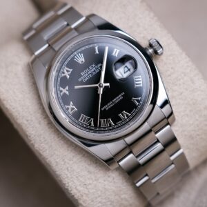 Rolex Datejust 36 Black Roman 116200