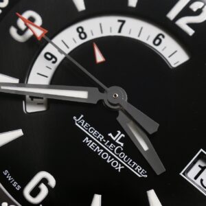 JLC Jaeger-LeCoultre Master Compressor Memovox Alarm&Date Black Dial ref.Q1701870